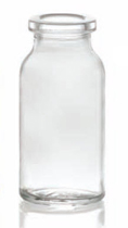 30 ml injection vial, clear, type 3 moulded glass