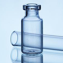 10 ml Injection bottle, amber Type 2 Tubular glass