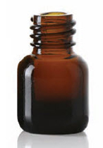 5 ml spray, amber, type 1 moulded glass