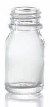 45 ml dropper bottle, clear, type 3 moulded glass