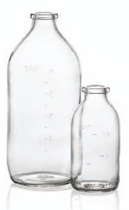 1000 ml infusion vial, clear, type 1 moulded glass
