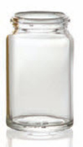 17 ml tablet jar, clear, type 3 moulded glass