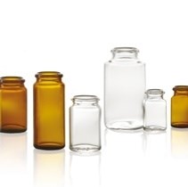 Picture of 100 ml tablet jar, amber, type 3 moulded glass