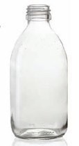 Picture of 225 ml syrup bottle, clear, type 3 moulded glass