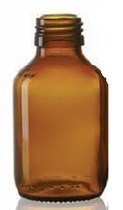 Picture of 250 ml syrup bottle, amber, type 2 moulded glass