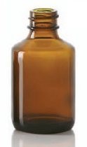 Picture of 30/40 ml diagnostic bottle, amber, type 1 moulded glass