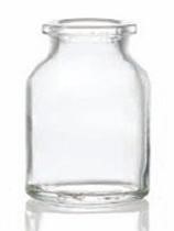 Picture of 30 ml injection vial, clear, type 1 moulded glass