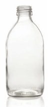 Picture of 300 ml syrup bottle, clear, type 3 moulded glass