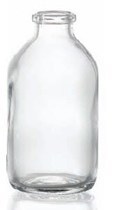 Picture of 40 ml aerosol bottle, clear, type 3 moulded glass