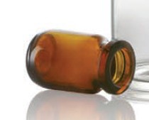 Picture of 5 ml injection vial, amber, type 1 moulded glass