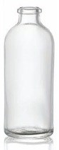 Picture of 50 ml aerosol bottle, clear, type 3 moulded glass