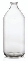 Picture of 500 ml infusion vial, clear, type 1 moulded glass