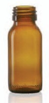Picture of 60 ml dropper bottle, amber, type 3 moulded glass