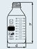 Picture of 100 ml, GL 45 Laboratory glass bottle, Picture 2